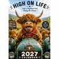🥳2026 HOT SALE🥳💞50K+ SOLD!🐮📅 50% OFF! 2027 Funny Highland Cow Wall Calendar – 12 exclusive seasonal designs, A4 spiral binding. A smile on your wall every month! 😂✨