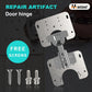 🥳2026 HOT SALE🥳💞50K+ SOLD! 🔧🚪 Hinge Repair Plate – fixes loose, broken cabinet hinges fast. Stainless steel plate reinforces stress points – no more sagging doors! Easy DIY install, includes screws. 💪✅