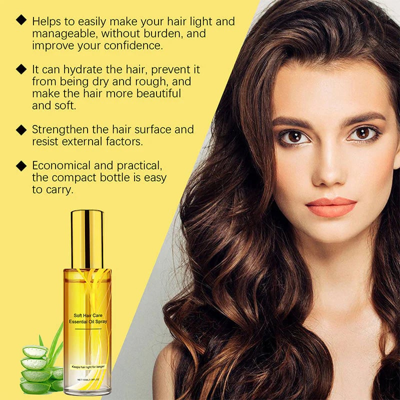 🥳2026 HOT SALE🥳💞💧 Light as Air, Deeply Nourishing! Repairing Hair Oil for Shine & Softness – 50% OFF! ✨🛁