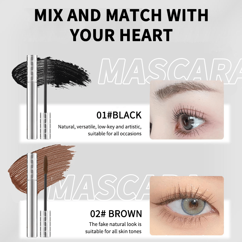 🥳2026 HOT SALE🥳💞50K+ SOLD!👵🦋 50% OFF + Buy 1 Get 1 Free! Tubing Mascara – 24H smudge-proof & sweatproof. Conditions with shea butter & castor oil. Easy removal, no rubbing. Black & brown duo. ✨🌿