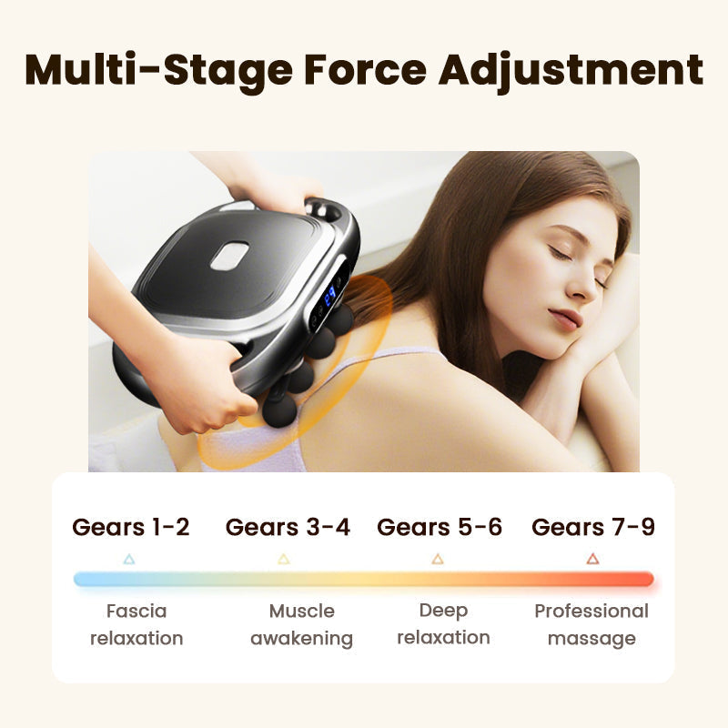 🥳2026 HOT SALE🥳💞50K+ SOLD!💆‍♂️💪 50% OFF! 12-Head Muscle Massager – Deep tissue relief, automatic kneading. Soothes back, neck & legs. New arrival! ✨🛡️