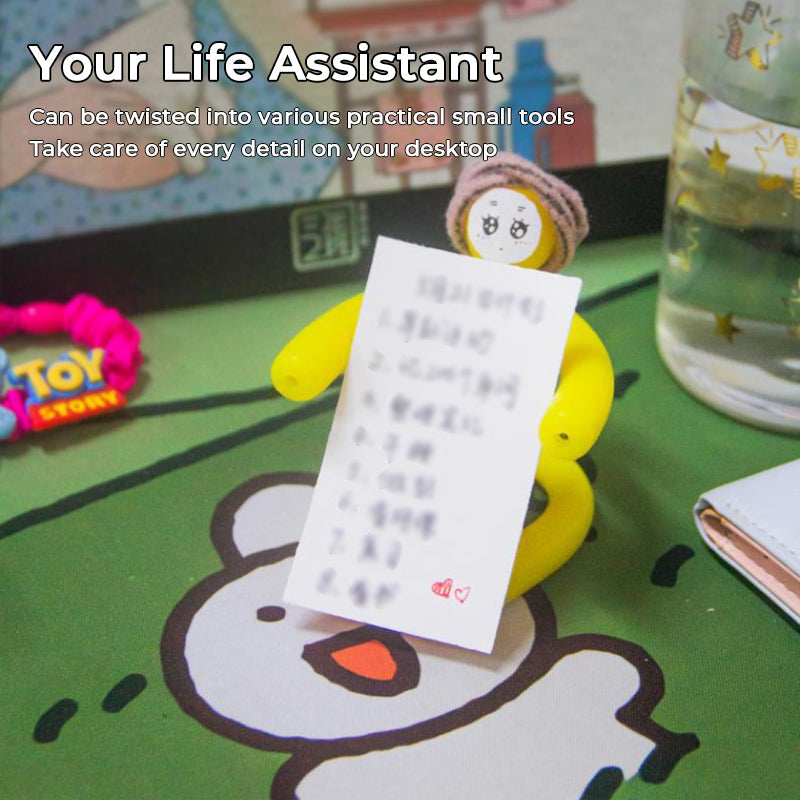 🥳2026 HOT SALE🥳💞50K+ SOLD! 🧸✨ 50% OFF! Little People Toys – bendable stress-relief figurines, twist & curl, doubles as phone stand. Free shipping! For kids & adults! 🛡️💪