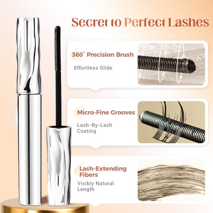 🥳2026 HOT SALE🥳💞50K+ SOLD!👁️✨ All-Day Beautiful Lashes, Smudge-Proof! Waterproof Fiber Mascara for Natural Volume. 💖💃