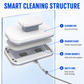 🥳2026 HOT SALE🥳💞50K+ SOLD! ⚡ 50% OFF! 6‑in‑1 Magnetic Glass Cleaner – 30% wider cleaning area, perfect for high‑rise windows. Dual pads + squeegee – flawless results from the first pass! 🧊🌀