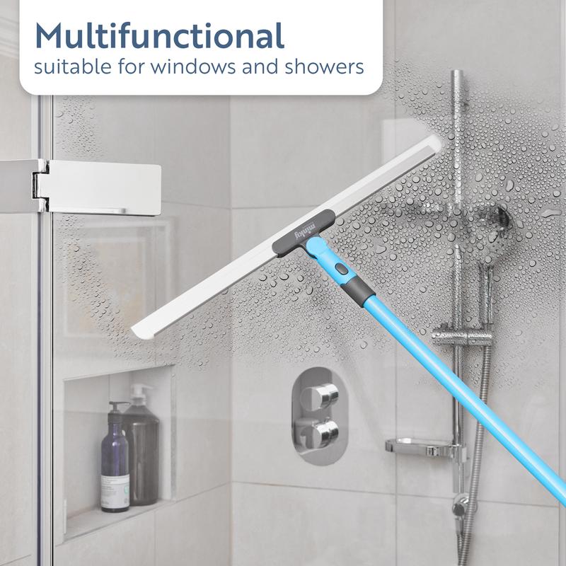 🥳2026 HOT SALE🥳💞50K+ SOLD!🐾🧼 LAST DAY 50% OFF! Multi‑Surface Silicone Squeegee – Removes pet hair, sand & spills. 180° rotating head, adjustable long handle. No tangled bristles! 🧽💪