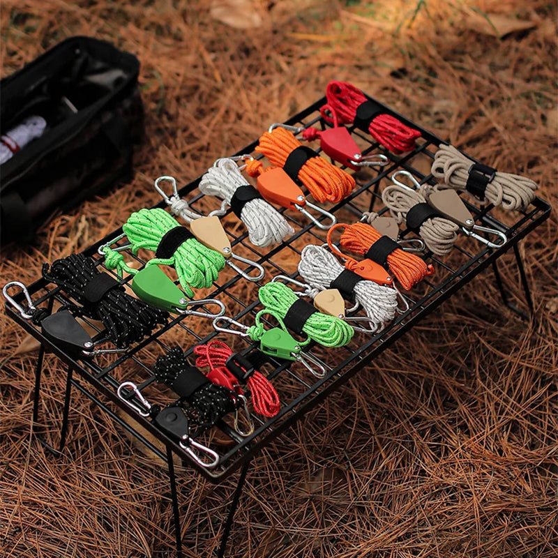 🥳2026 HOT SALE🥳💞50K+ SOLD!⛺✨ 50% OFF! High-Strength Fix Rope – Ultralight, reflective & easy to adjust. Secure your campsite quickly. Gear up for adventure. 🏕️⚡