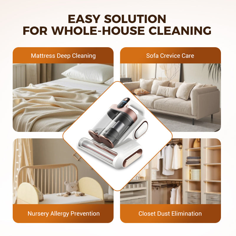🥳2026 HOT SALE🥳💞50K+ SOLD! 🛏️💨 50% OFF! Mattress Vacuum Cleaner for Dust Mites – deep clean & remove mites, keep your bed fresh. Powerful suction! 🛡️✅