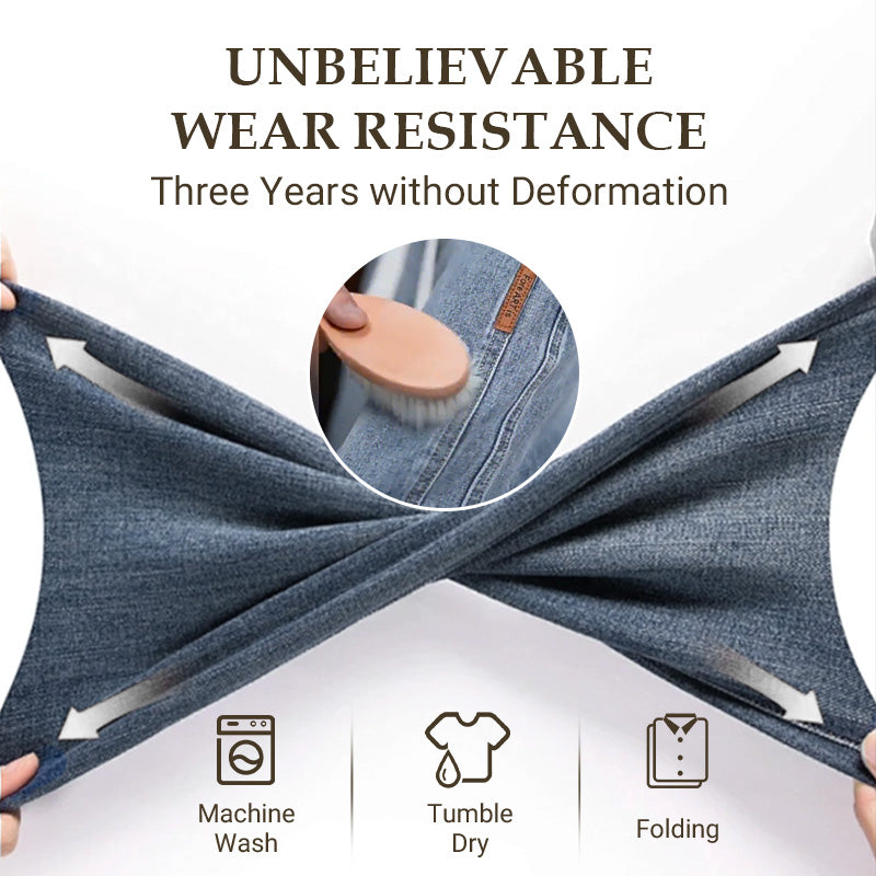 🥳2026 HOT SALE🥳💞50K+ SOLD!💥🕊️ 50% OFF! Men's Loose Straight Jeans – Roomy & relaxed all day! Easy elastic waist, no tight squeeze. Classic straight leg, moves with you. Perfect for everyday wear. 👖✨