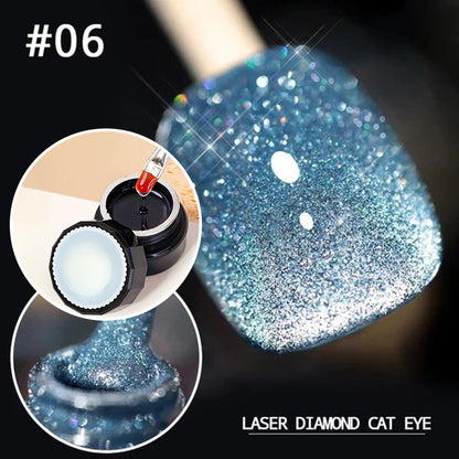 🥳2026 HOT SALE🥳💞50K+ SOLD!⏳💅LAST DAY HOT SALE 50% OFF💎Laser Diamond Cat Eye Nail Polish🌸✨