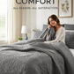 🥳2026 HOT SALE🥳💞50K+ SOLD! 🛏️✨ 50% OFF! 100% Cotton Bedding 4-Piece Set – embossed floral pattern, breathable & certified safe. Duvet cover, sheet & 2 pillowcases. Cosy all year round! 🛡️💚