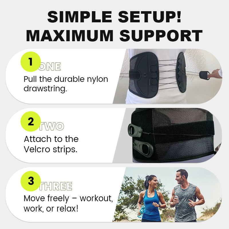🥳2026 HOT SALE🥳💞50K+ SOLD! 🔥🩺 50% OFF! Adjustable Double Pulley Lumbar Support Belt – breathable waist shaping & back support. Relieve lower back strain, comfortable all day! 🛡️💪