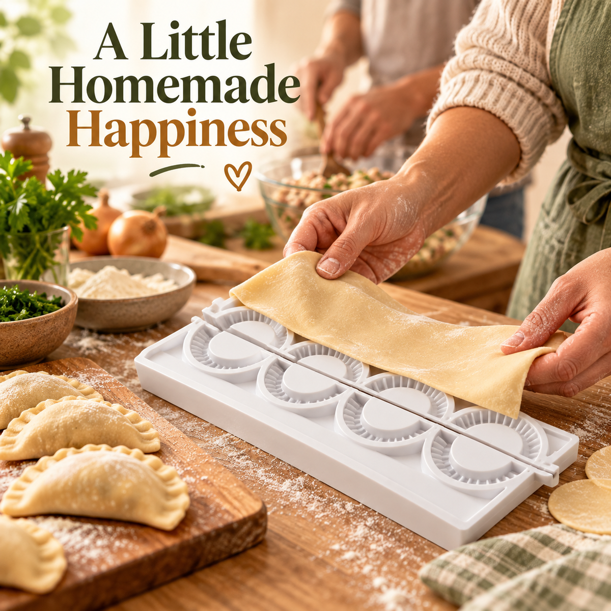 🥳2026 HOT SALE🥳💞50K+ SOLD! 🥟✨ 50% OFF! Dumpling Maker Mold – press & seal perfect dumplings in seconds! No mess, no leaking edges – easy DIY fun for family meals! 🏠💪