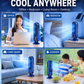 🥳2026 HOT SALE🥳💞50K+ SOLD!💨🌙 50% OFF! Portable Table Fan – 5 speeds, ultra‑quiet, gentle breeze. Perfect for bedroom or office. Stay cool without noise! 😴✨