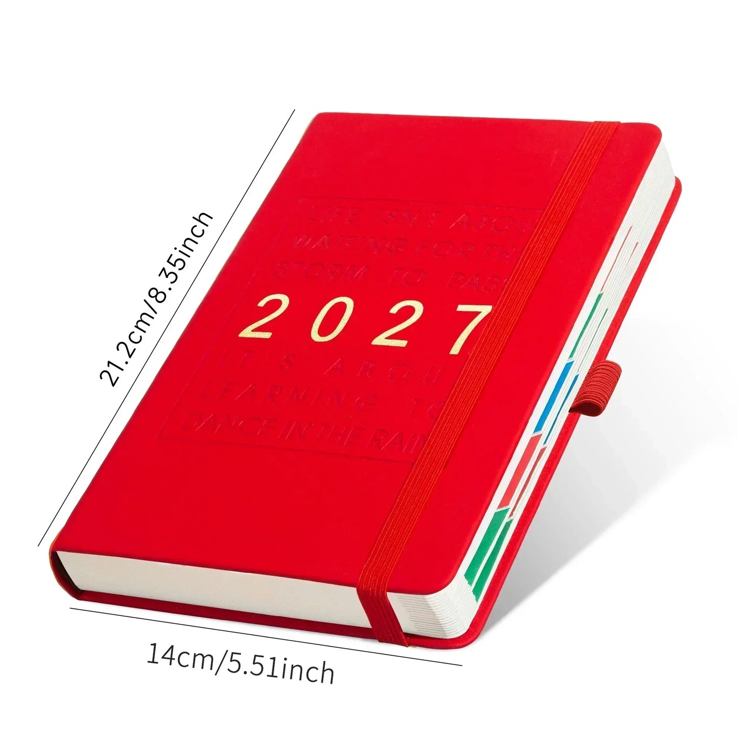 🥳2026 HOT SALE🥳💞50K+ SOLD! 📖🌟 50% OFF! 2027 Date‑Marked Notebook – One day per sheet, classic quote cover. Durable materials – your daily companion for the whole year! From £8.99! 🏠💚