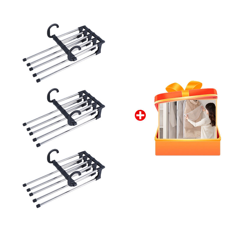 👖 BUY 2 GET 1 FREE! 🗄️ Household Multifunctional Telescopic Pants Storage Rack – Space-Saving, Adjustable Layers & Easy Assembly 🏠✨