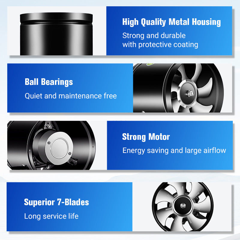 🥳2026 HOT SALE🥳💞50K+ SOLD!💥🔥💨 50% OFF! Pousbo® Super Suction Mute Exhaust Fan – Powerful airflow, ultra-quiet (<30dB). Easy to install, perfect for kitchen, bathroom & garage. No more lingering smells! 🛡️✨