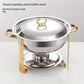 🥳2026 HOT SALE🥳💞50K+ SOLD! 🍽️🔥 50% OFF! Garvee 5QT Stainless Steel Chafing Dish – rust-resistant, gold finish, keeps food warm. Perfect for weddings, parties & buffets! ✨🛡️