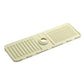 🥳2026 HOT SALE🥳💞50K+ SOLD! 💦🚰 Faucet Splash Guard & Draining Mat – stops water splashing on countertops. 5° slope drains instantly, keeps sink area dry & mould-free. Fits most faucets! 🧼✅