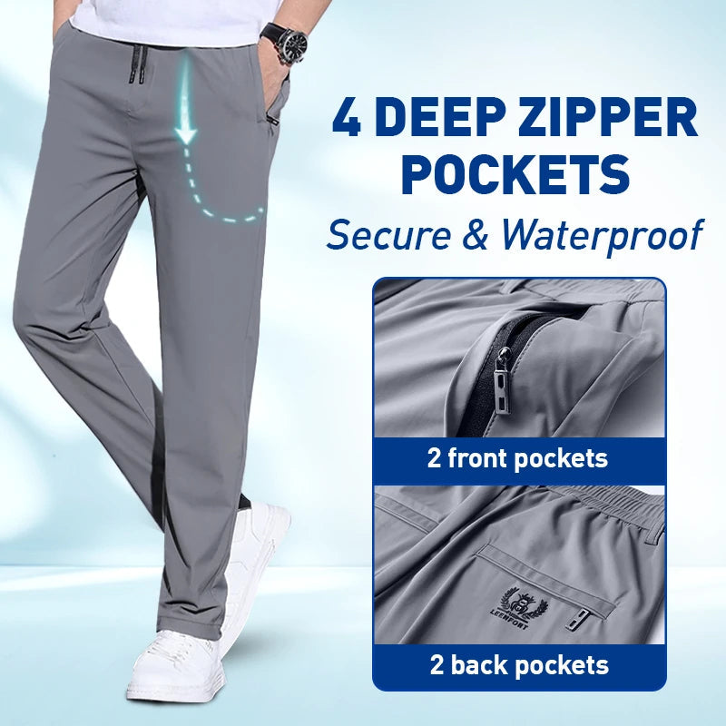 🥳2026 HOT SALE🥳💞50K+ SOLD!🔥🧊 50% OFF! Ultra Stretch Quick-Drying Pants – Stays 5℃ cooler, moisture-wicking. 2 deep front pockets, easy reach. Ideal for walks, gardening or lounging. 🌿👴