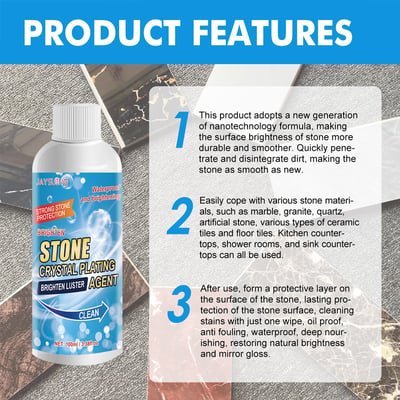 🔥While Supplies Last 40% OFF!🎉Stone Stain Remover Cleaner (Effective Removal of Oxidation, Rust, Stains)