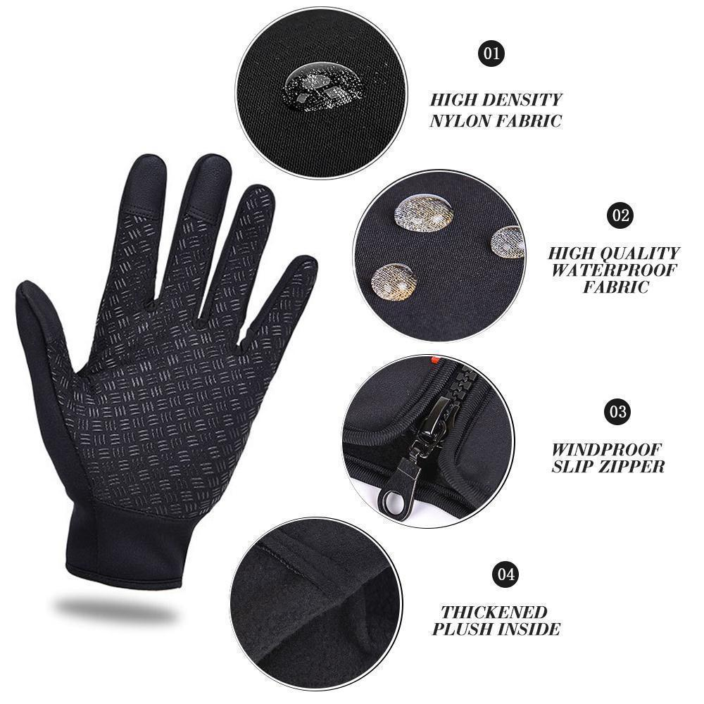🥳2026 HOT SALE🥳💞50K+ SOLD! ❄️🧤 LAST DAY £9.99! Waterproof Thermal Gloves – touchscreen fingertips, windproof & adjustable zip fit. Warm hands, use your phone anywhere! 🛡️✅