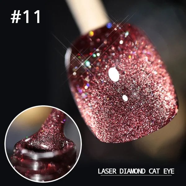 🥳2026 HOT SALE🥳💞50K+ SOLD!⏳💅LAST DAY HOT SALE 50% OFF💎Laser Diamond Cat Eye Nail Polish🌸✨
