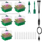 🥳2026 HOT SALE🥳💞50K+ SOLD! 🎉🌱 50% OFF! Seed Starter Trays with Grow Light – adjustable humidity, clear view & ventilation. Grow strong seedlings faster! 🛡️✅