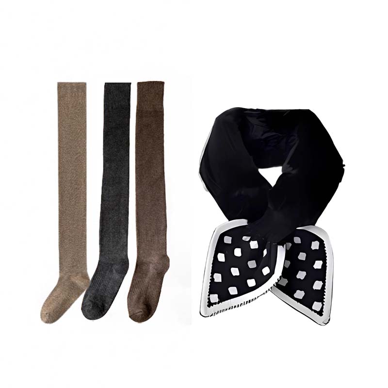 🔥🥳2026 HOT SALE🥳💞50K+ SOLD!🧦🤝✨ Classic Elegance, Effortless Wear | Soft & Stretchy Thigh High Socks❤️🔥🧦