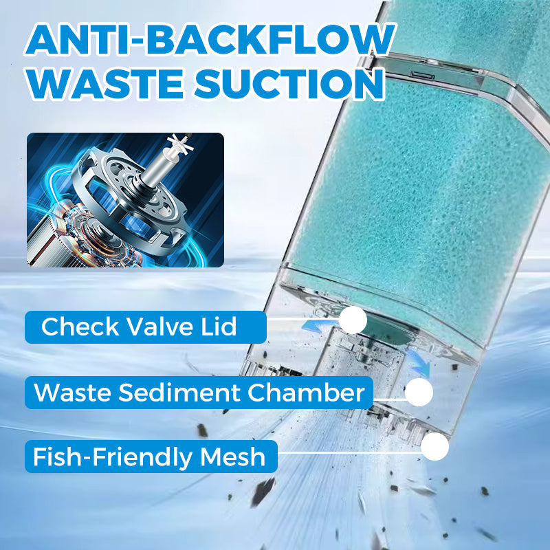 🥳2026 HOT SALE🥳💞50K+ SOLD!🐟🔧 50% OFF! Aquarium Filter System – Automatic, quiet & efficient. No more manual cleaning hassle. 🌊✅