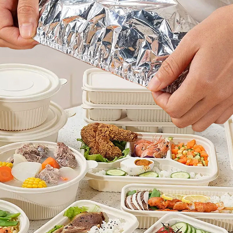 Home dining table & food container aluminum foil heat-retaining cover, kitchen food insulation and freshness keeping, high-quality aluminum foil