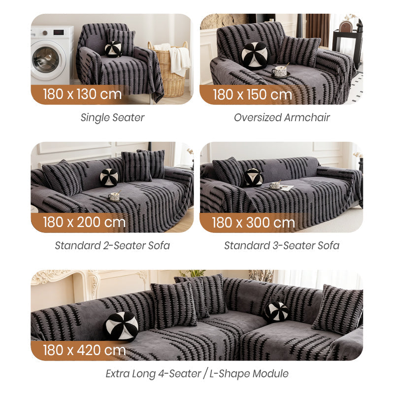 🥳2026 HOT SALE🥳💞50K+ SOLD! 🛋️✨ New Soft Plush Non-Slip Couch Cover – ultra-soft, stays put, protects sofas from spills, pets & daily wear. Cosy comfort all year round! 💖🏠