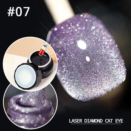 🥳2026 HOT SALE🥳💞50K+ SOLD!⏳💅LAST DAY HOT SALE 50% OFF💎Laser Diamond Cat Eye Nail Polish🌸✨