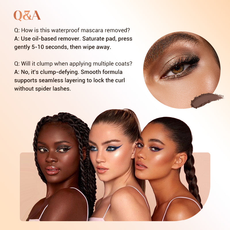 🥳2026 HOT SALE🥳💞50K+ SOLD!👁️✨ All-Day Beautiful Lashes, Smudge-Proof! Waterproof Fiber Mascara for Natural Volume. 💖💃