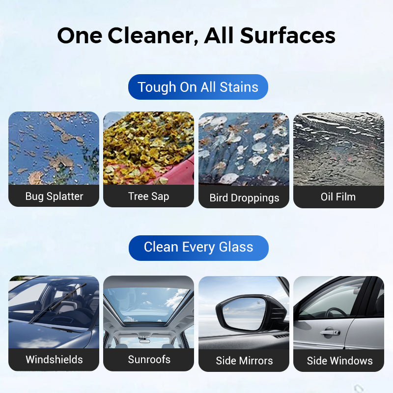 🥳2026 HOT SALE🥳💞50K+ SOLD! 🔍🚗 LIMITED TIME – BUY 2 GET 1 FREE! Auto Glass Oil Film Remover – Eliminates stubborn grease, wax & road grime. Restores crystal-clear visibility – safer night & rainy driving! 🌧️✨