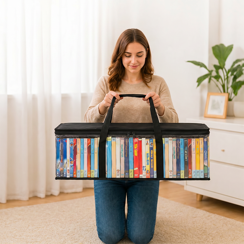 🥳2026 HOT SALE🥳💞50K+ SOLD!📦👕 50% OFF! Heavy‑Duty Clear Storage Bag – Thick PVC, reinforced handles. See inside at a glance. Perfect for clothes & moving. 🧺✨