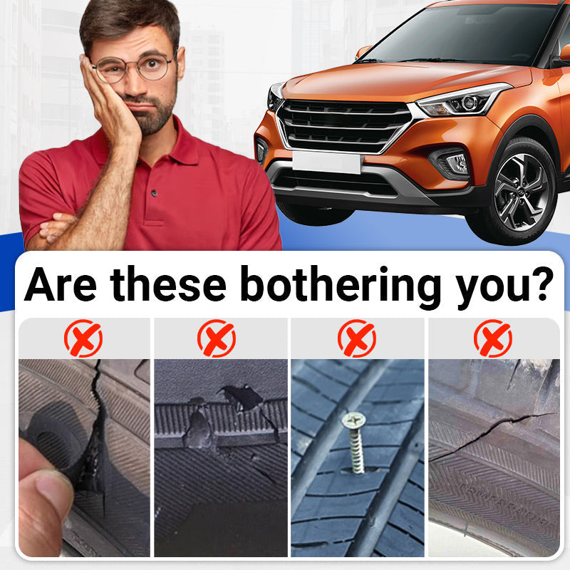 🥳2026 HOT SALE🥳💞50K+ SOLD! ✨🔧 BUY 1 GET 1 FREE! Weather‑Resistant Waterproof Flexible Tire Repair Adhesive – Strong bond, flexible & durable. For cars, bikes & more – reliable in rain or heat! 🚗💪