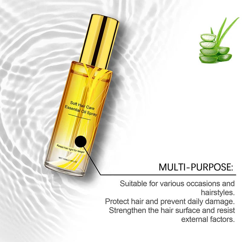 🥳2026 HOT SALE🥳💞💧 Light as Air, Deeply Nourishing! Repairing Hair Oil for Shine & Softness – 50% OFF! ✨🛁