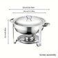 🥳2026 HOT SALE🥳💞50K+ SOLD! 🍽️🔥 50% OFF! Garvee 5QT Stainless Steel Chafing Dish – rust-resistant, gold finish, keeps food warm. Perfect for weddings, parties & buffets! ✨🛡️