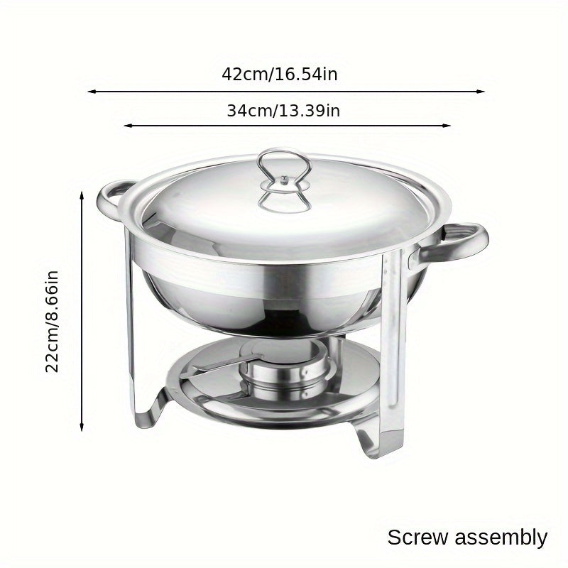 🥳2026 HOT SALE🥳💞50K+ SOLD! 🍽️🔥 50% OFF! Garvee 5QT Stainless Steel Chafing Dish – rust-resistant, gold finish, keeps food warm. Perfect for weddings, parties & buffets! ✨🛡️