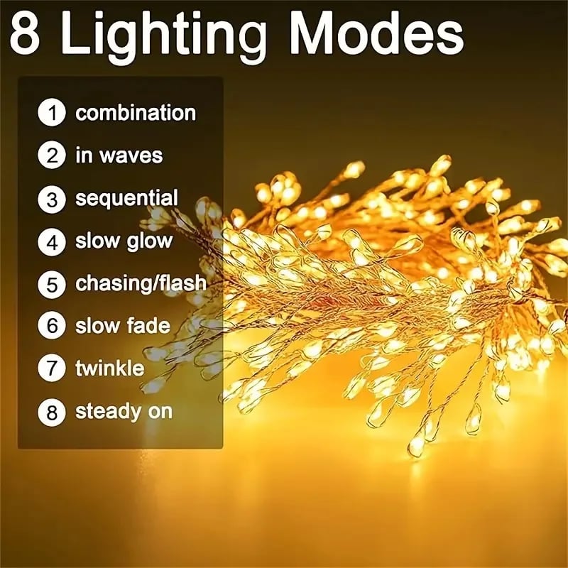 ✨✨LAST DAY SALE 50% OFF!!!✨✨Copper Wire Firecracker Light String