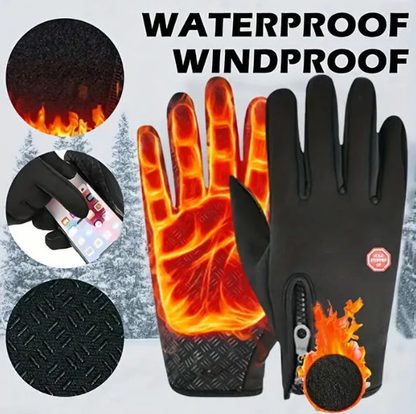 🥳2026 HOT SALE🥳💞50K+ SOLD! ❄️🧤 LAST DAY £9.99! Waterproof Thermal Gloves – touchscreen fingertips, windproof & adjustable zip fit. Warm hands, use your phone anywhere! 🛡️✅