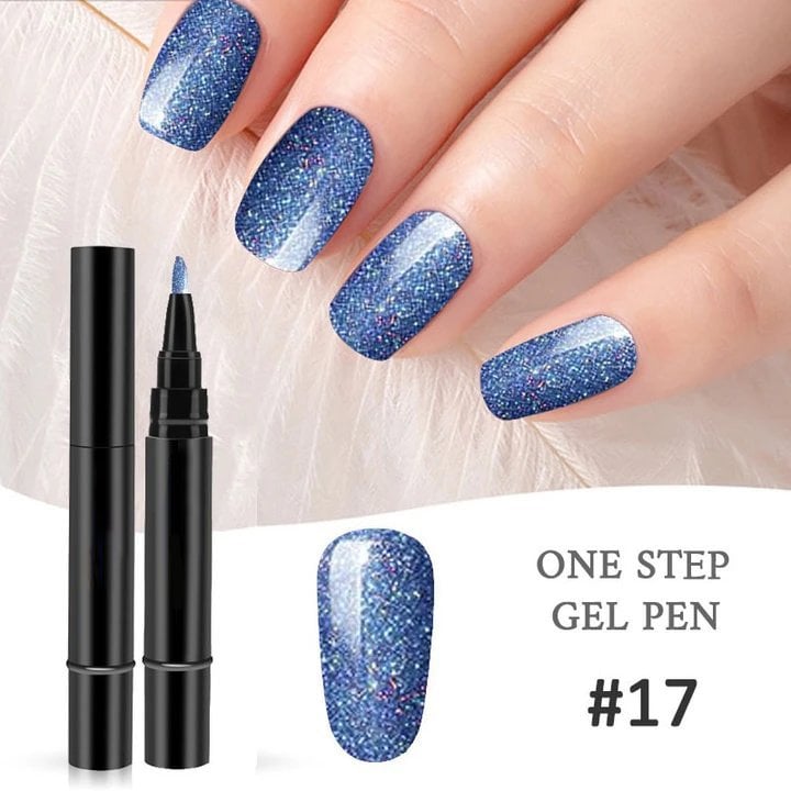🥳2026 HOT SALE🥳💞50K+ SOLD!💅✨ BUY 1 GET 1 FREE! One Step Gel Nail Pen – 3‑in‑1, no base/top coat needed. 18 colours, salon‑grade shine, 15‑30 days wear. DIY perfection at home! 🎨💖