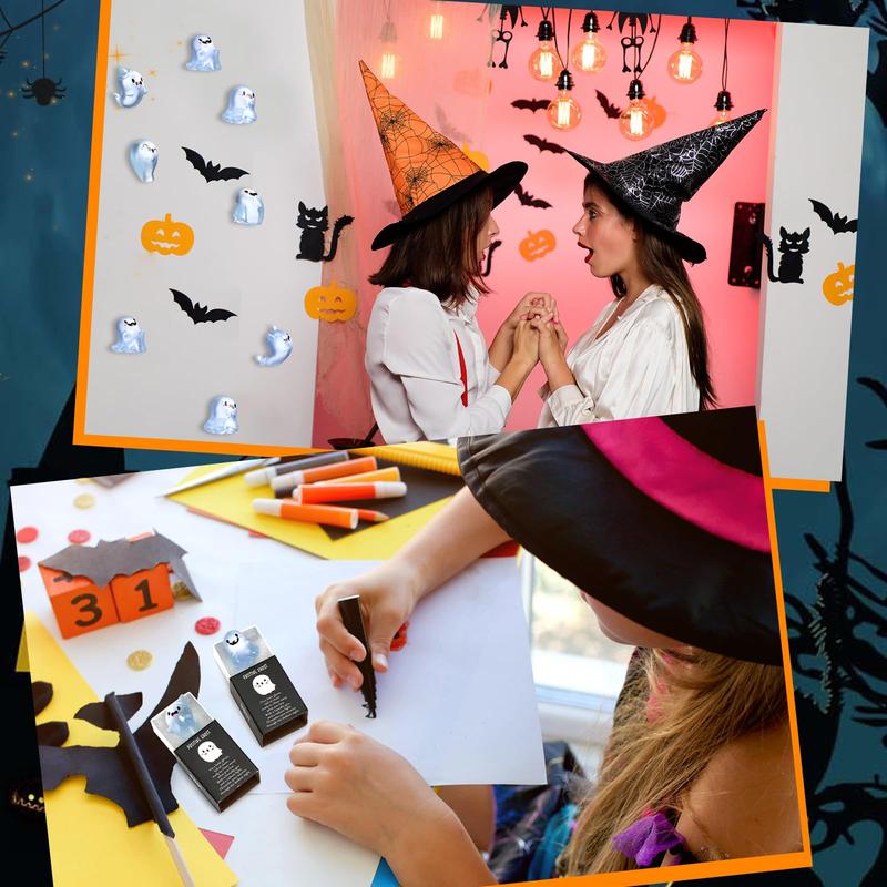 👻Glow in the Dark Mini Ghost Figures with Box(6 pcs)