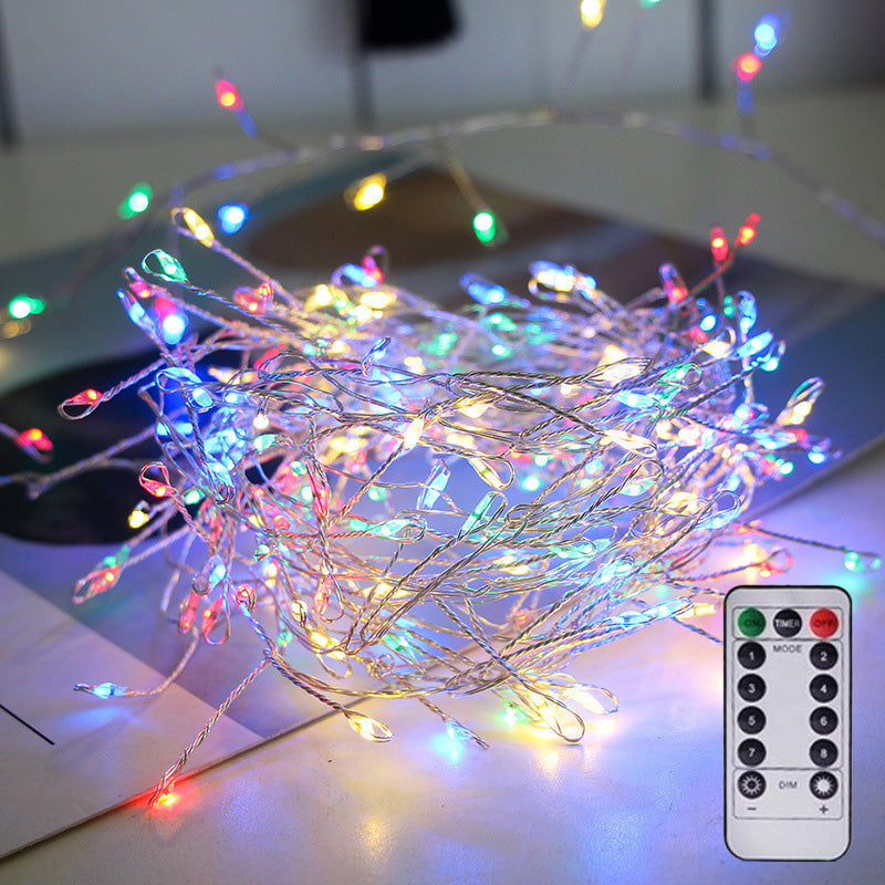 🥳2026 HOT SALE🥳💞50K+ SOLD! 🎄✨ 50% OFF! Copper Wire Firecracker Light String – soft warm glow, 8 lighting modes, flexible & shapeable, waterproof. Perfect for holiday décor, parties & cosy evenings! 🎁💚