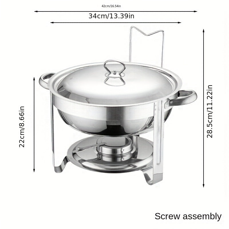🥳2026 HOT SALE🥳💞50K+ SOLD! 🍽️🔥 50% OFF! Garvee 5QT Stainless Steel Chafing Dish – rust-resistant, gold finish, keeps food warm. Perfect for weddings, parties & buffets! ✨🛡️