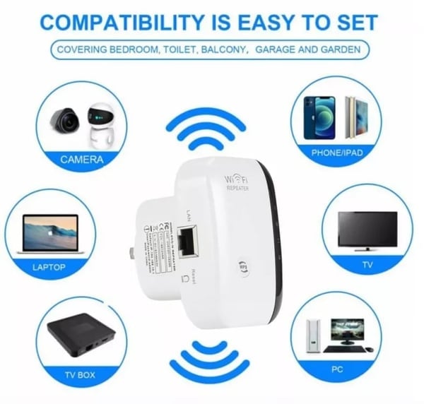 🥳2026 HOT SALE🥳💞50K+ SOLD!💥📶🚪 50% OFF! WiFi Extender – 300Mbps speed, stable connection. No extra cords, no mess. Easy to install – just plug in. Say goodbye to buffering. 📡✅