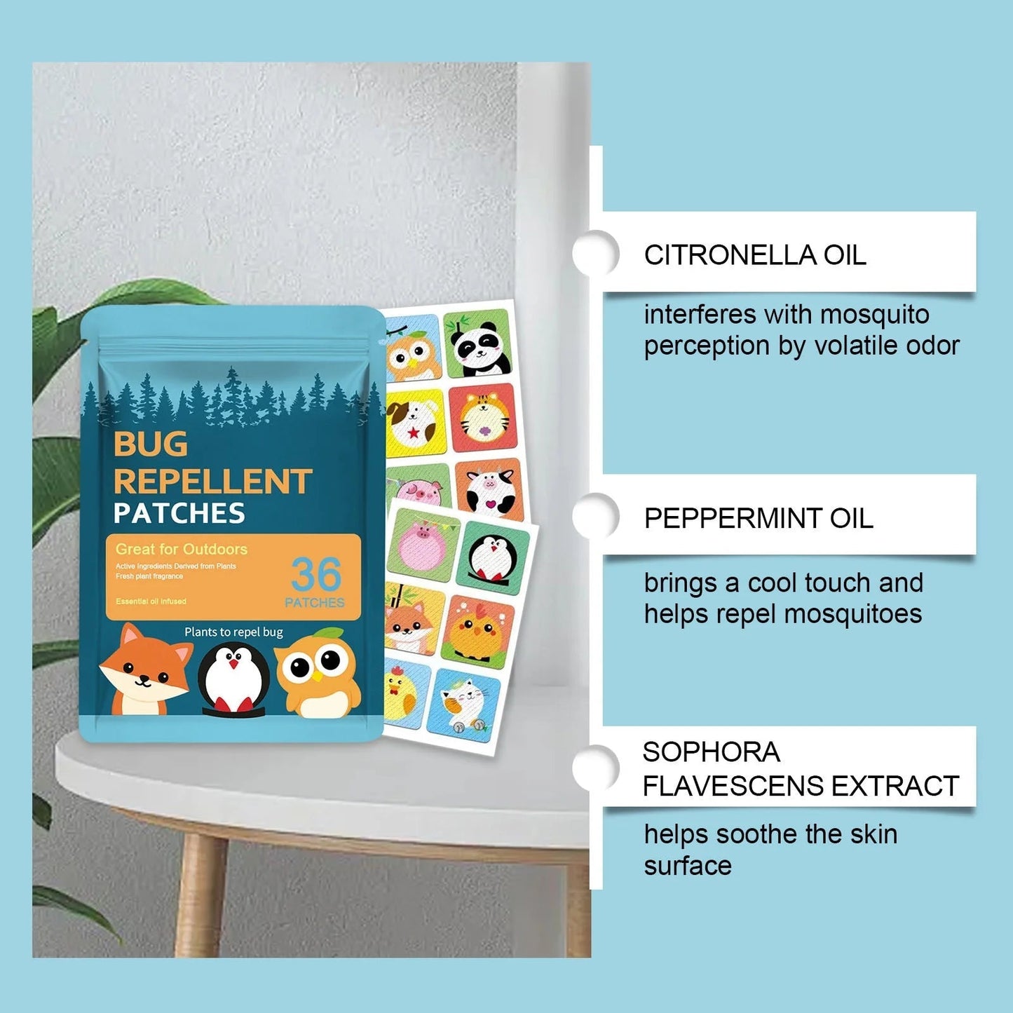 🥳2026 HOT SALE🥳💞50K+ SOLD!🏆🦟 50% OFF! Mosquito Repellent Patches – Waterproof & sweatproof, natural ingredients. Cute designs, gentle on skin. Last day! 🌸✨