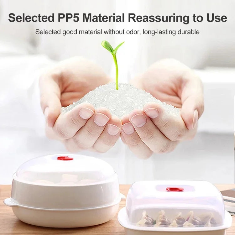 🌿💧 Steam Smart, Eat Healthy & Oil-Free | Microwave Steamer Half Price · Top Seller | Trusted by 50K+ Homes!🏆🔥