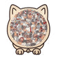 🥳2026 HOT SALE🥳💞50K+ SOLD!🐱🧩 50% OFF! 135‑Piece Cat Shaped Wooden Jigsaw – Morandi colours, artistic frame. Premium wood, calming & collectible. A gift for cat lovers! 🎨✨