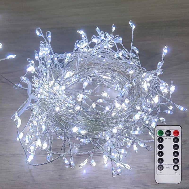 🥳2026 HOT SALE🥳💞50K+ SOLD! 🎄✨ 50% OFF! Copper Wire Firecracker Light String – soft warm glow, 8 lighting modes, flexible & shapeable, waterproof. Perfect for holiday décor, parties & cosy evenings! 🎁💚